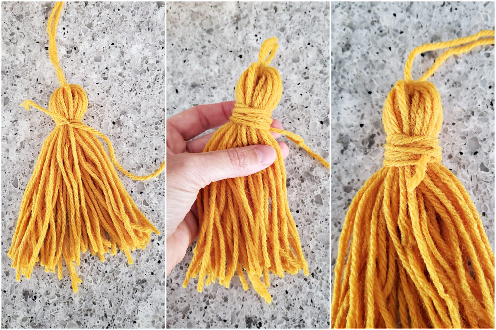 DIY tassel garland - A Wonderful Thought