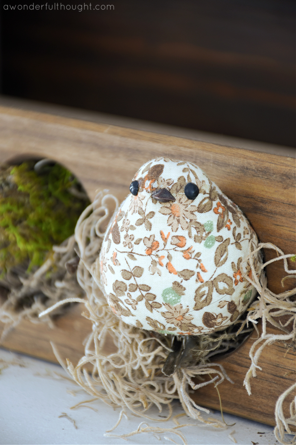 Spring Vignette with Butterflies - A Wonderful Thought